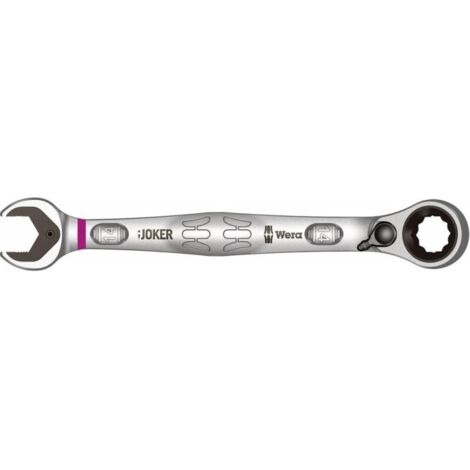 Chiave a bussola a cricchetto Joker SW 14mm lunghezza 187mm, reversibile, anelli con angolo di 15 gradi