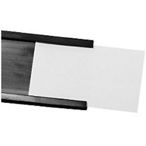 Supporto etichette B.30mm rotoli-L.50m S.1,0mm profilo C magnetico
