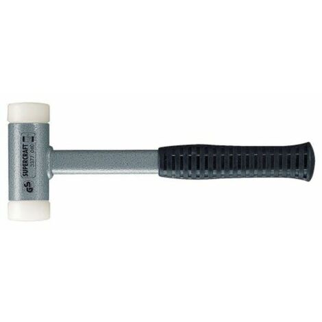 Schonhammer SUPERCRAFT L.290mm testa Ø30mm, senza ritorno, duro, nylon bianco