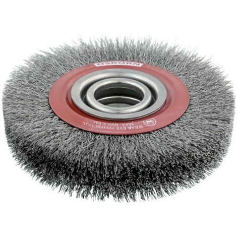 Spazzola tonda Osborn (Ø 200 mm, spessore filo 0,3 mm / acciaio 30 mm) - 9902566162