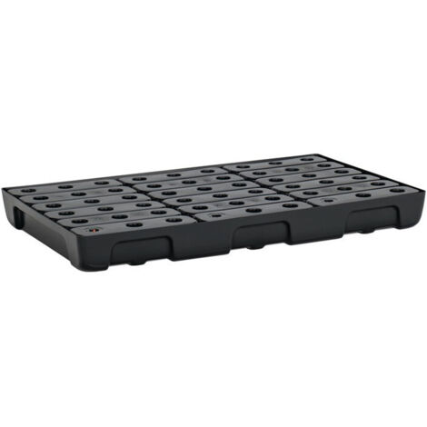 Vassoio portaoggetti 33l L976xP595xH95mm PE con indicatore di ruggine e perdite in PE