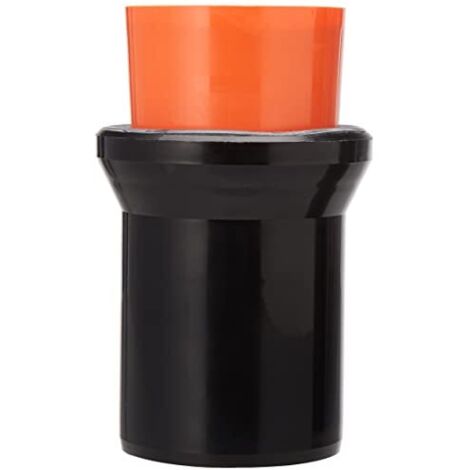 Giunto di scarico per WC 37104 per WC a parete, manicotto di scarico 110 mm, nero (1/4)