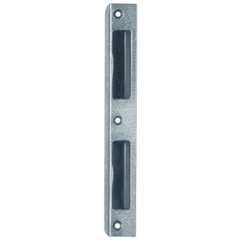 Contropiastra ad angolo alluminio argento angolo 20mm tondo diametro 8mm DIN L / R SSF