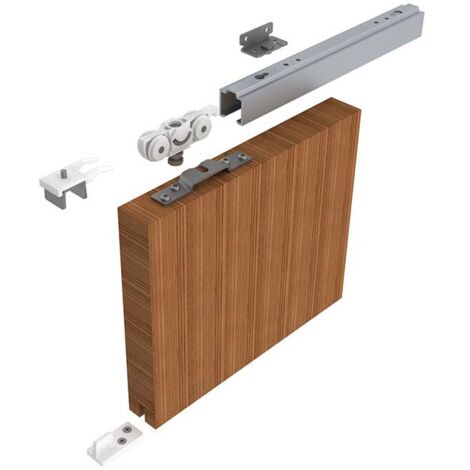 Sistema porta scorrevole MK-L 80 80kg HLT da 20mm completo.