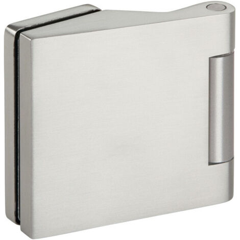 Fascia porta in vetro 6315-20 LM color acciaio inox per porta a 3 ante