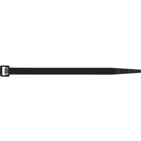 Zip tie L.100mm P.2,5mm PA 6.6 nero 100 pezzi/confezione
