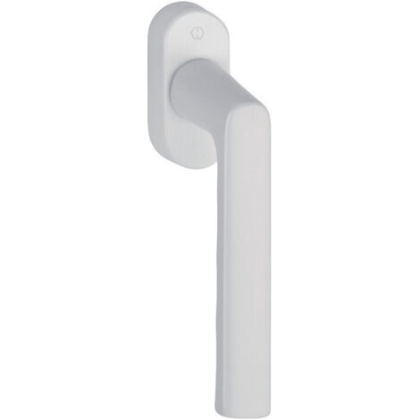 Maniglia per finestra Hamburg 0700L/U26 Alu.F9016 bianco traffico 32-42mm Stand.HOPPE