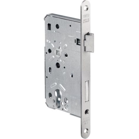 Serratura a inserimento per oggetti 0515 PZW 20/ 65/72/8mm DIN R alluminio satinato argento RD Classe 3 zincata