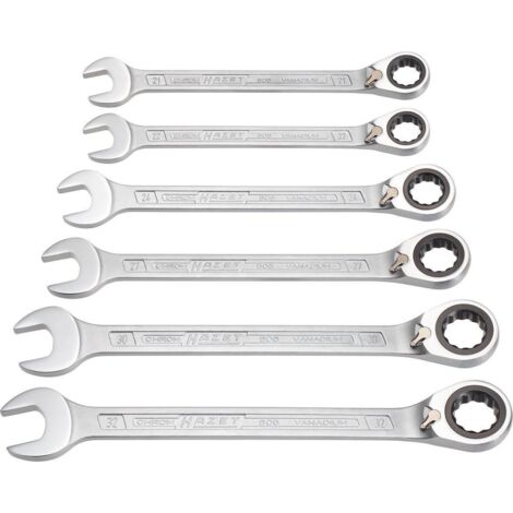 Set di chiavi a bussola a bussola a bussola 606/6-1, 6 pezzi, SW 21-32 mm, smussate (1/4)
