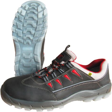 Scarpa di sicurezza SPORT STEP Taglia 42 W.11 nero S3 SRC EN ISO 20345, EN 61340-4-3