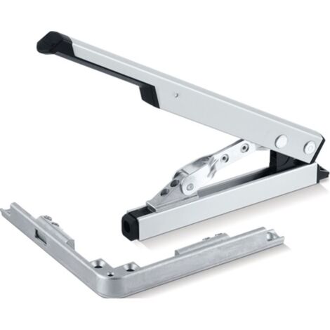 Leva manuale con snodo a forma di angolo bianco con snodo a forma di angolo