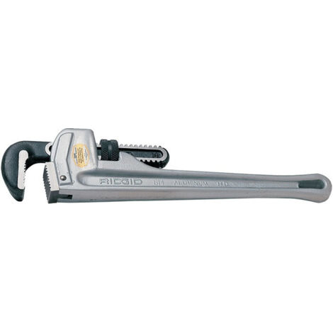 Pinza per tubi lunghezza totale 600 mm, apertura di serraggio 80 mm, per tubi da 3 pollici in alluminio