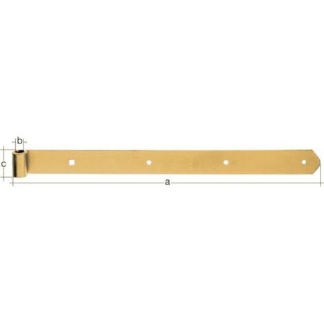 Cinghia di carico L.600x13x40mm S.5mm STA zincata verniciata passante D.13mm rotonda