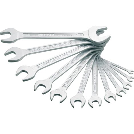 Set di chiavi a doppio bocchettone 450N, 12 pezzi, acciaio speciale (1/4)