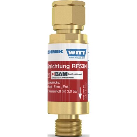 Dispositivo di sicurezza TIPO RF 53 N G 3/8 Pollici LH Gas di combustione