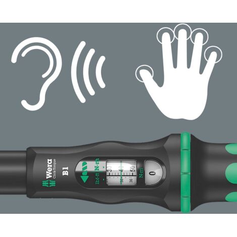 Chiave dinamometrica 3/8" 10-50 Nm WERA Click-Torque B 1