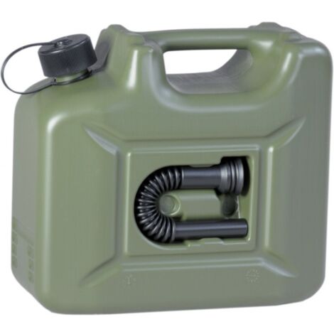 Secchio per carburante PROFI 20l verde oliva HDPE L350xP165xH495mm