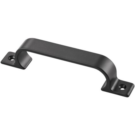 Maniglia A.28mm L.149mm P.19mm Alluminio nero fori 2, D.4,3mm