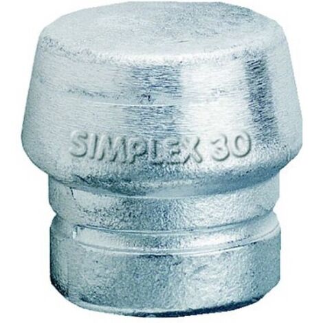 Testa di martello Schonhammerkopf SIMPLEX Ø 50 mm metallo tenero, argento duro