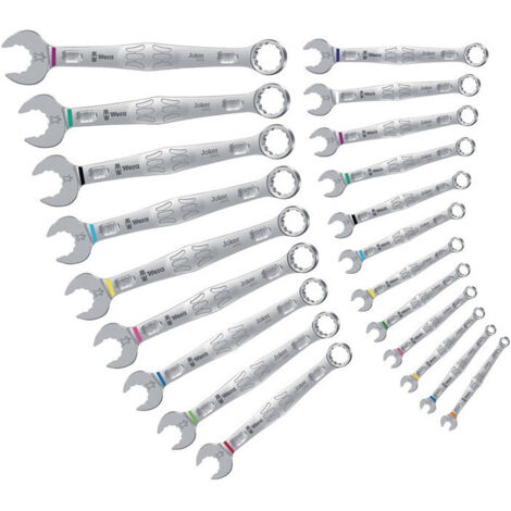 Set di chiavi a bussola 6003 Joker 22 pezzi. Larghezza 5,5-32 mm, con impugnatura a doppia ganascia.