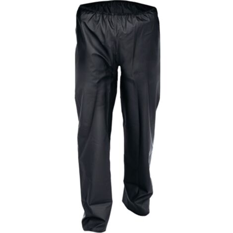 Pantaloni antipioggia in PU stretch Gr.S nero (1/4)