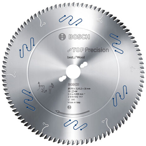 Lama da sega circolare Top Precision, ideale per legno, 450 x 30 x 4,4 mm, 66