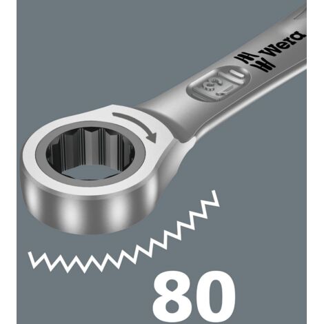 Chiave a bussola a cricchetto Joker SW da 10 mm lunghezza 159 mm, reversibile, anelli a 15 gradi