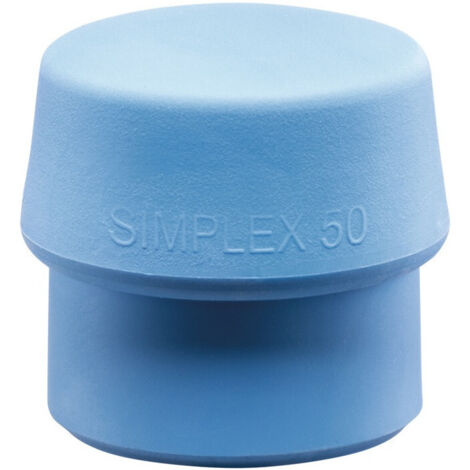 Testa di martello Schonhammerkopf SIMPLEX, diametro 80 mm, TPE morbido, blu, morbido (1/2)