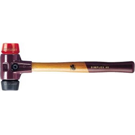 Schonhammer SIMPLEX L.405mm testa diametro 60mm duro HO nylon bianco