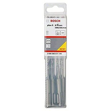 Punzonatrice SDS plus-5, 4 x 100 x 165 mm, confezione da 10