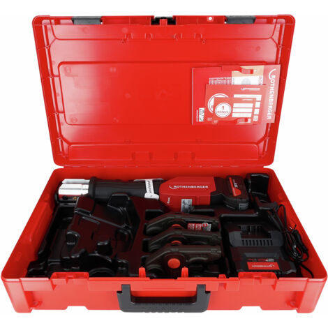 Akkupressm. ROMAX Compact III Basic SET1 AMP 19kN 15-35mm,1X2Ah,EU,o.Pressbacken