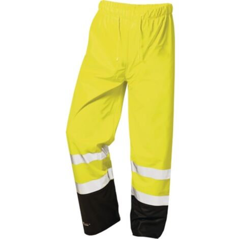 Pantaloni antipioggia di sicurezza Dirk Gr.XL giallo/nero (1/4)