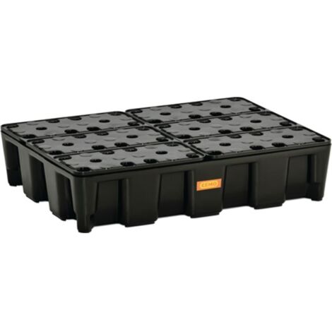 Vasca di raccolta 60l L800xP600xH180mm PE con ruggine in PE