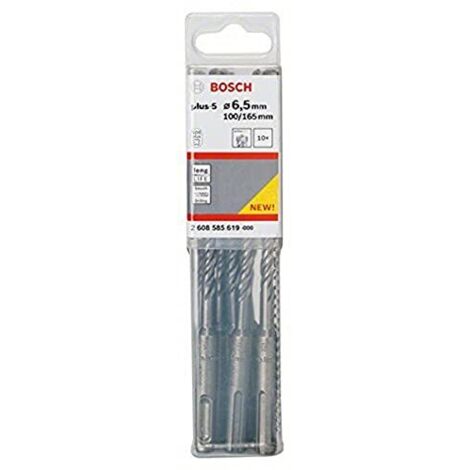 Trapano a martello SDS plus-5, 6,5 x 100 x 165 mm, confezione da 10