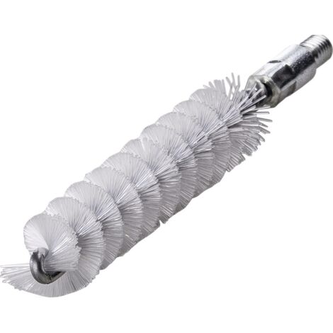 Spazzola per tubi L.115mm Ø12mm Nylon PA liscia, rivestimento L.80mm