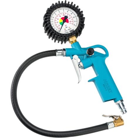 Gonfiatore per pneumatici a aria compressa 9041-1 non adatto, con spina a innesto rapido
