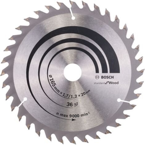 Bosch Optiline Wood Lama per sega circolare 165x20 mm per legno
