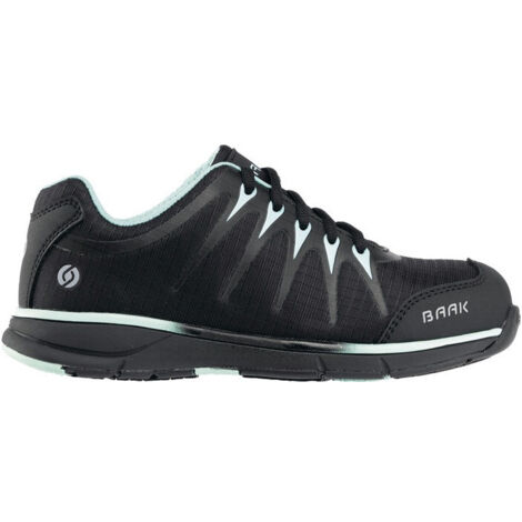 Scarpa di sicurezza da donna Svea Gr.36 nero/turchese S3 SRC ESD EN20345 tessile BAAK (1/5)