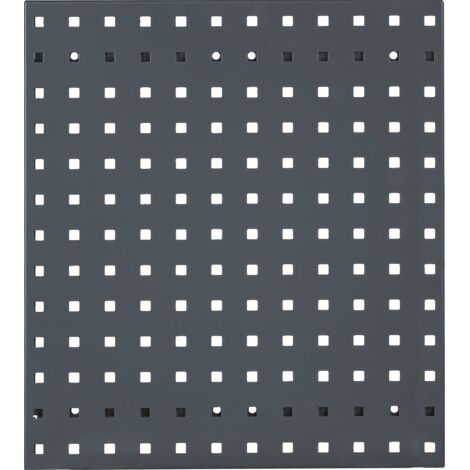 Piastra forata B450xL500mm grigia