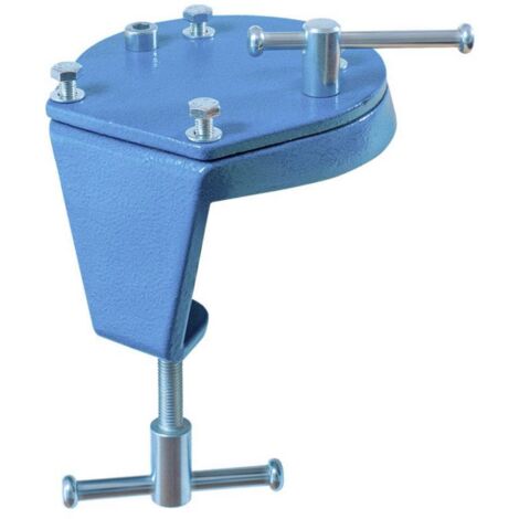 Morsetto rotante per spessore tavolo da 10 a 60 mm, ganascia B.120 mm, dimensioni 115/120 mm