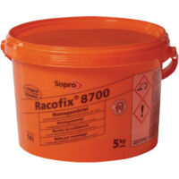 Malta di montaggio Racofix® 8700 1:3 parti di spazio (acqua/malta) secchio da 5 kg