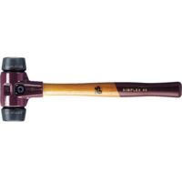 Schonhammer SIMPLEX L.405mm testa-D.60mm manico-medio HO Gomma nera