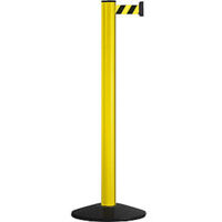 Palo per cintura semplice D83xH1000mm palo giallo cintura giallo/nero