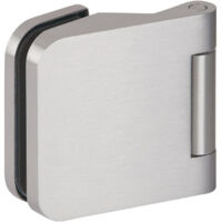 Guarnizione per porta in vetro 6325-20 LM in acciaio inossidabile colorato rotondo per porta a 3 ante