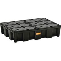 Vasca di raccolta 60l L800xP600xH180mm PE con ruggine in PE