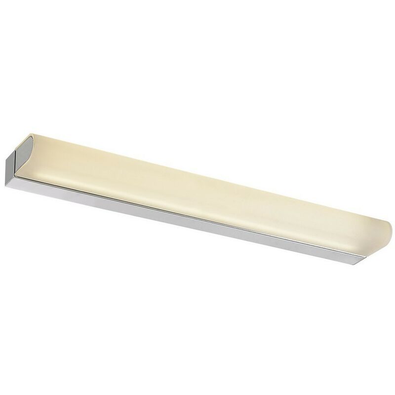 Italux Melomi - Lámpara de pared LED moderna cromada, blanco cálido 3000K 2020lm