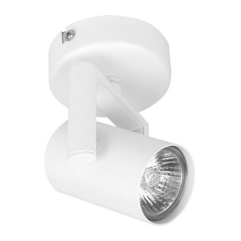 Italux Vincent - Focos Modernos Blanco 1 Luz con Pantalla Blanco Mate, GU10