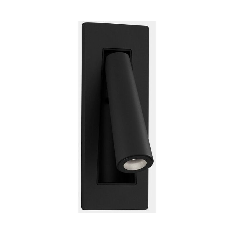 LEDS C4 Gamma empotrable LED empotrable plegable luz de lectura negro metálico IP20 2.1W 2700K