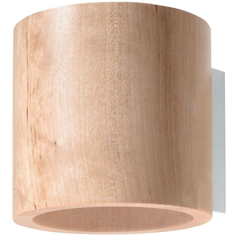 Sollux Lighting Orbis downlight lámpara de diseño moderno estilo forma 1 bombilla g9 reemplazable madera natural 10 x 12