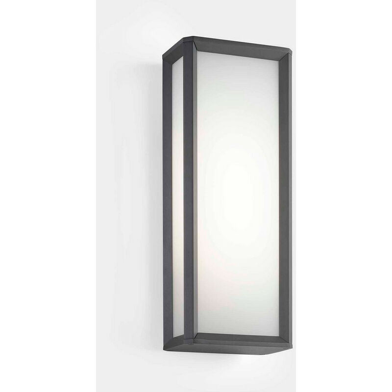 LEDS C4 Skat Outdoor LED Box Linterna de pared Urban Grey, Blanco IP65 21.8W 2700K